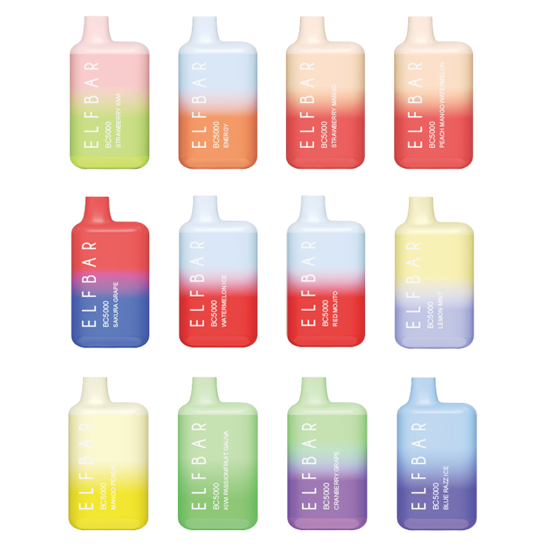 ElfBar (EBDESIGN) BC5000 Disposable Vape Kit 650mAh