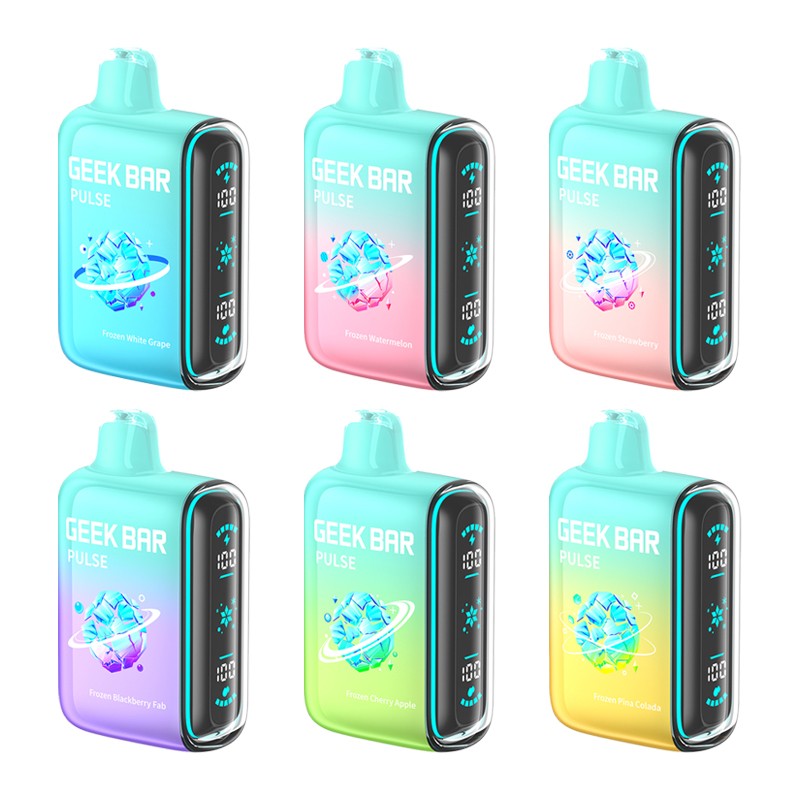 Geek Bar Pulse 15000 Frozen Edition Disposable Vape cloudvapehub.com Geek Bar Pulse 15000 Frozen Edition Disposable Vape cloudvapehub.com