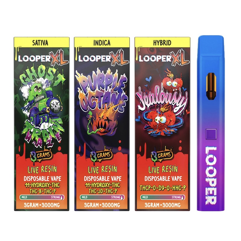 Looper XL Live Resin Disposable Vape Kit 3g