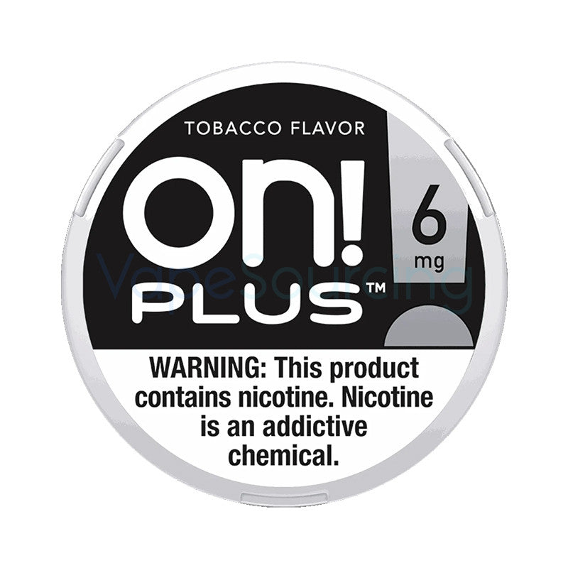 On! Plus Tobacco Nicotine Pouches