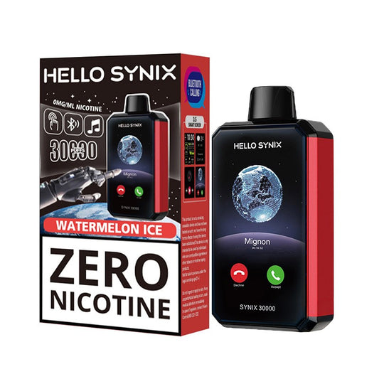 hello synix 30k nicotine free vape flavors