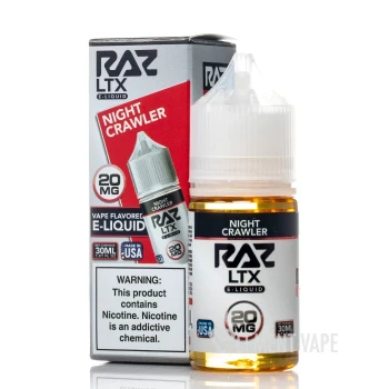 Pod Juice X RAZ LTX Night Crawler Nic Salt E-juice