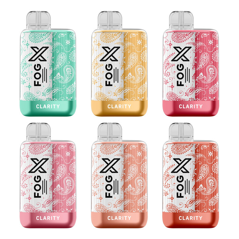 FOG X Clarity vape flavors